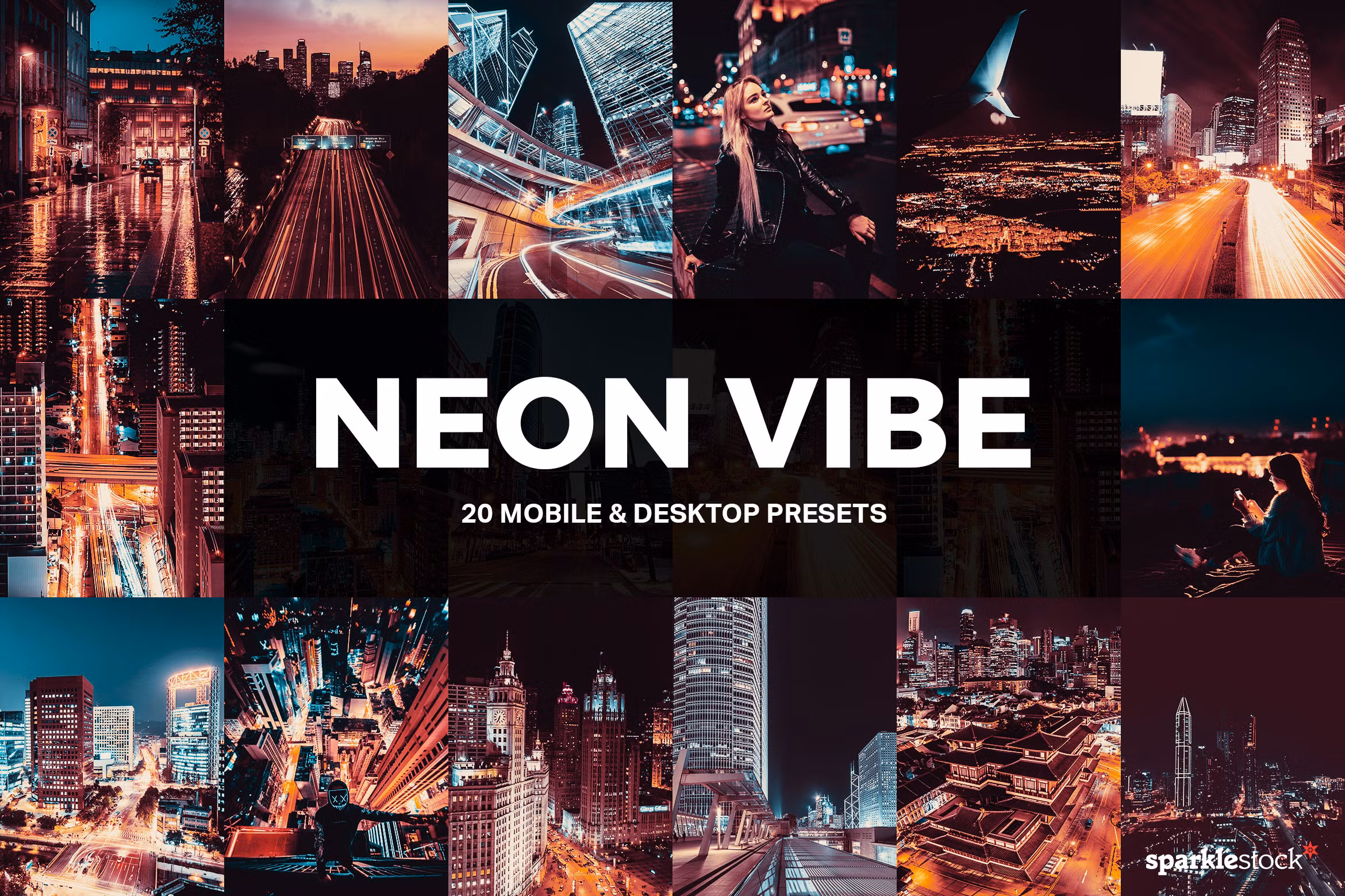 [Creativemarket] 20 Neon Vibe Lightroom Presets LU_0.jpg